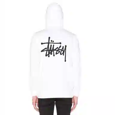 Stussy BASIC ZIP HOOD logo