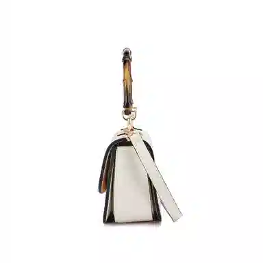 红蜻蜓 国风刺绣时尚设计经典高级感 牛皮 斜挎手提包 女款 米白