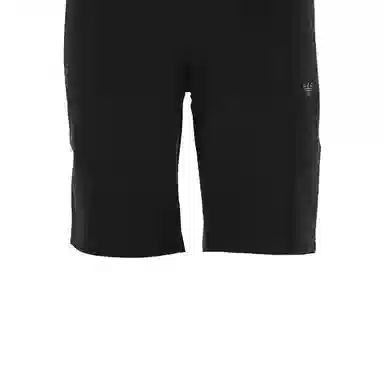Emporio Armani SS21 Logo Drawstring Shorts Black