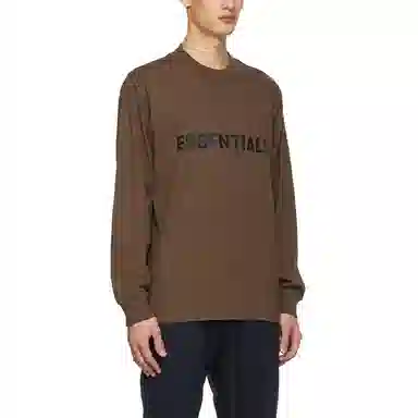 Fear of God Essentials FW20 Long Sleeve T-shirt Brown