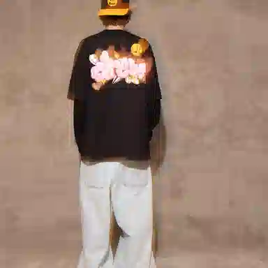Drew House logo Doodle Joy Ss Tee Black T