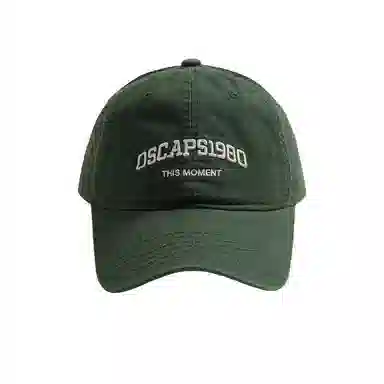 木林森 大头围韩版刺绣遮阳出游显脸小 棉 鸭舌帽 男女同款情侣款