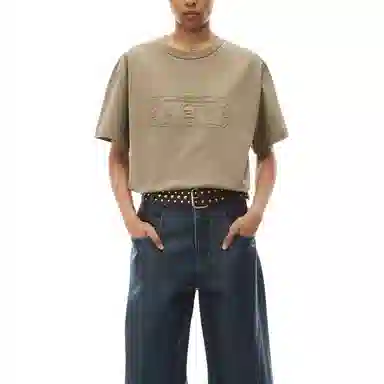 Alexander Wang Compact Dollar Print T-Shirt