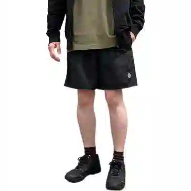Stone Island Nylon Shorts Black