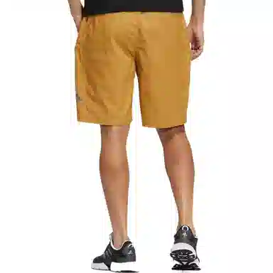 adidas Logo Print Shorts Yellow