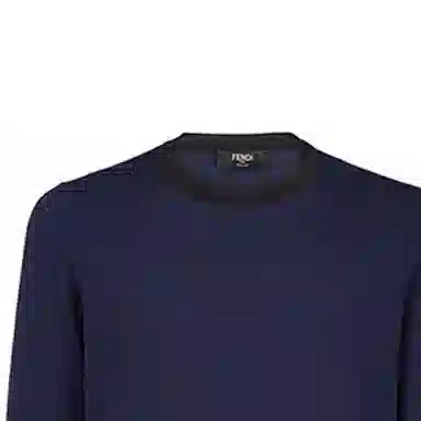 Fendi FW21 Blue Black Sweater