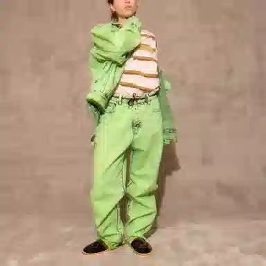 Drew House Cartoon Font Ss Tee Neapolitan Stripe T