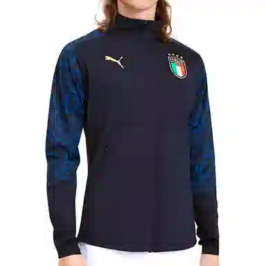 Puma Italy Football Training Jacket Navy