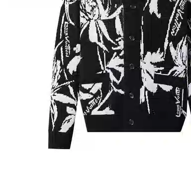 Louis Vuitton SS23 Jacquard Knit Sweater Black
