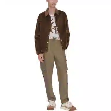 DIOR Travis Scott Long Sleeve Shirt Mocha Brown