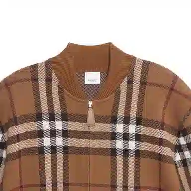 Burberry SS22 Check Print Jacket Brown