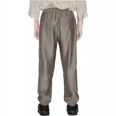 速写 纯色中腰束脚休闲裤 男款