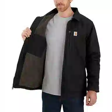 Carhartt 104293 WASHED DUCK SHERPA-LINED COAT -2 LOOSE FIT
