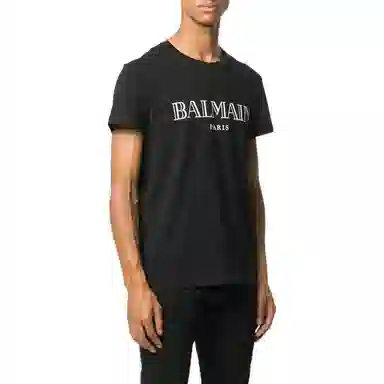 Balmain SS22 Logo T-Shirt Black