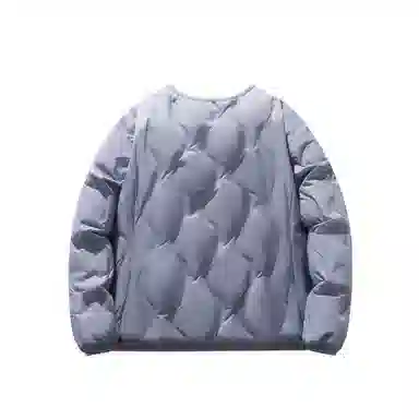 鸭鸭 单排扣宽松纯色日系简约百搭外穿内搭时尚轻薄羽绒服 女款