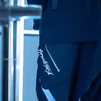 ENSHADOWER Low Pocket Cropped Pants Black