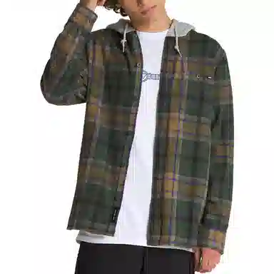 Vans Lopes Hooded Flannel Shirt