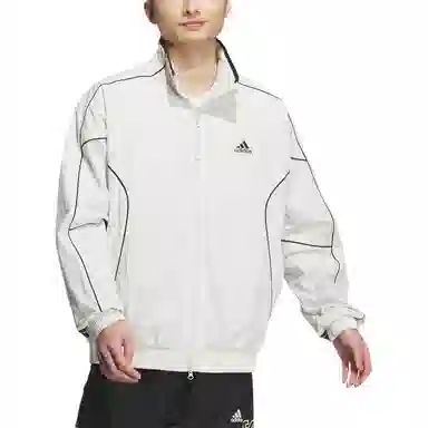 adidas FW24 WRINKLED LINED TRACK TOP Wording logo