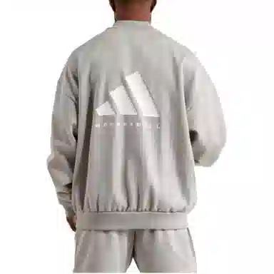 adidas originals Basketball Chapter 1sweat Crewmetal Grey Logo