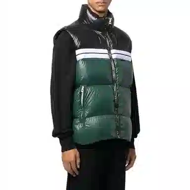 Palm Angels FW22 Puffer Vest Green