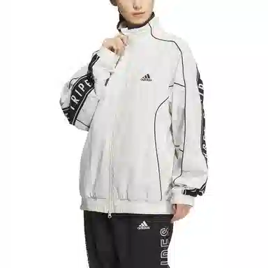 adidas FW24 WRINKLED LINED TRACK TOP Wording logo