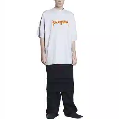 Balenciaga Metallica SS22 T-Shirt Grey