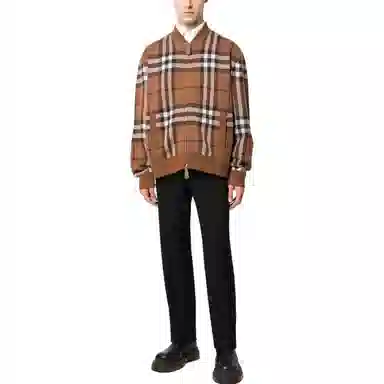 Burberry SS22 Check Print Jacket Brown