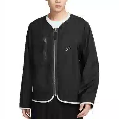 Nike V-Neck Zip Jacket Black