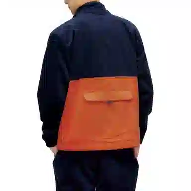 PUMA Zip-Up Jacket Navy Orange