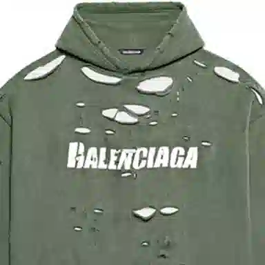 Balenciaga SS22 destroyedLogo