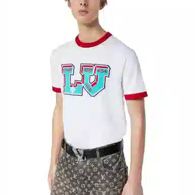 LOUIS VUITTON FW22 Lvknit LogoT