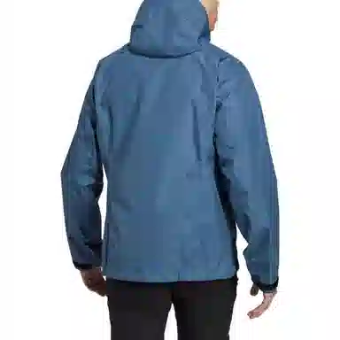 adidas Letter Print Hoodie Jacket Blue