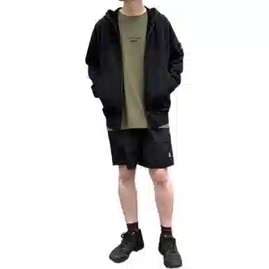 Stone Island Nylon Shorts Black