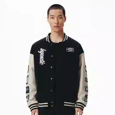 LNG Baseball Jacket Black