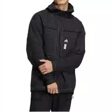 adidas Full-Zip Hoodie Jacket Black