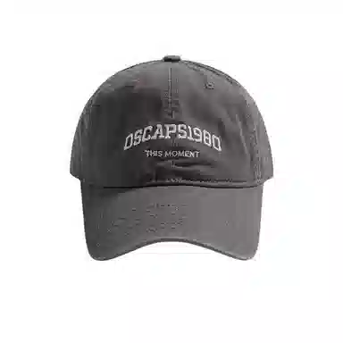 木林森 大头围韩版刺绣遮阳出游显脸小 棉 鸭舌帽 男女同款情侣款