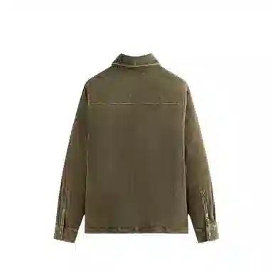 KITH FW24 Washed Corduroy Brixton Puffed Shirt Jacket