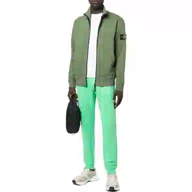 Stone Island FW22 Green High Neck Sweatshirt