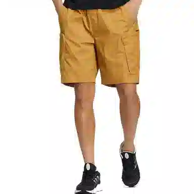 adidas Logo Print Shorts Yellow