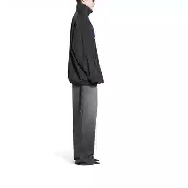 Balenciaga FW23 Zip-Up Jacket In Black