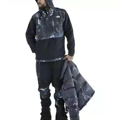 Extra Butter x The North Face Nightcrawlers Denali Fleece Anorak Multi