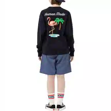 HUMAN MADE FLAMINGO LS TEE T