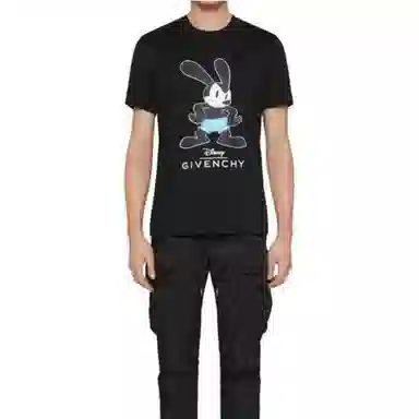 Givenchy Logo Print T-Shirt Black