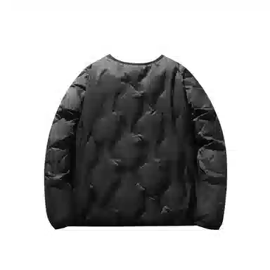 鸭鸭 单排扣宽松纯色日系简约百搭外穿内搭时尚轻薄羽绒服 女款