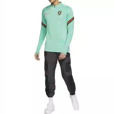 Nike Dry Strike Drill Long Sleeve Tee Green