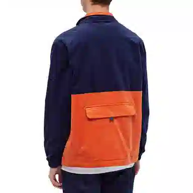 PUMA Zip-Up Jacket Navy Orange