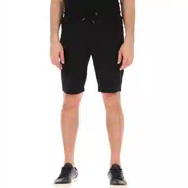 Emporio Armani SS21 Logo Drawstring Shorts Black