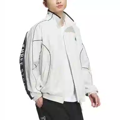 adidas FW24 WRINKLED LINED TRACK TOP Wording logo