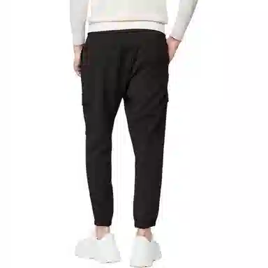 才子 修身微弹透气休闲裤 男款 黑色