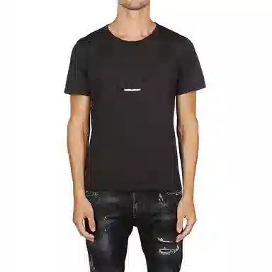 Saint Laurent Classic Logo T-Shirt Black